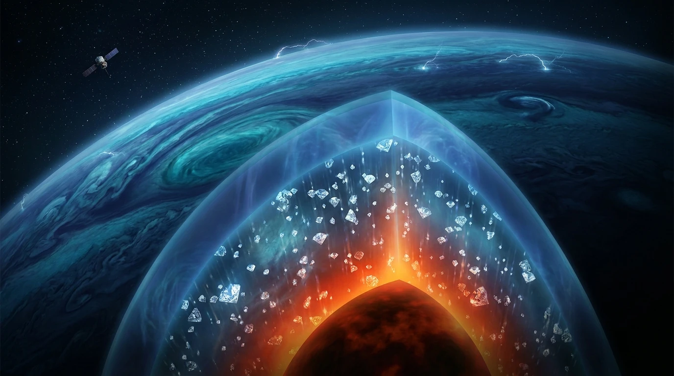 The Planet That Rains Diamonds